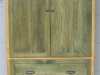 Green-stained Wardrobe Cabinet